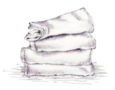 towel